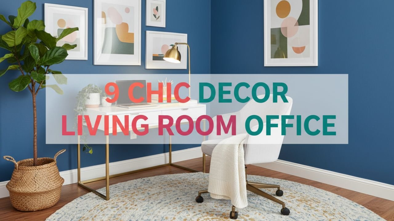 9 Chic Decor Styles for a Multi-Functional Living Room Office