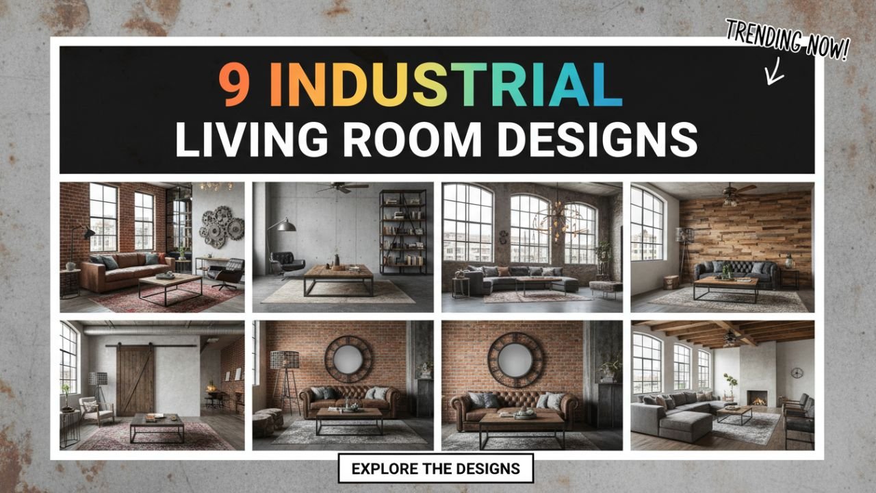 9 Industrial Living Room Designs for a Chic Urban Look