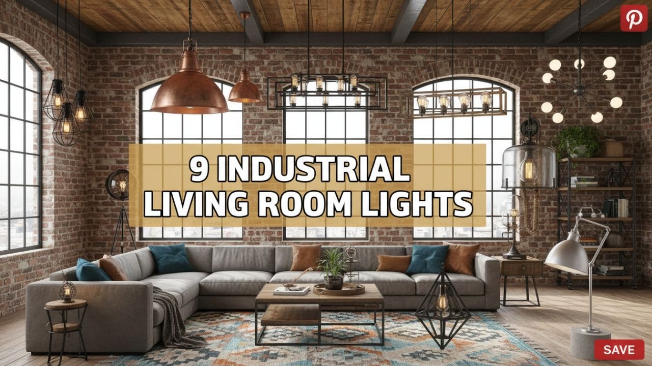9 Industrial Living Room Lights That Will Elevate Your Space