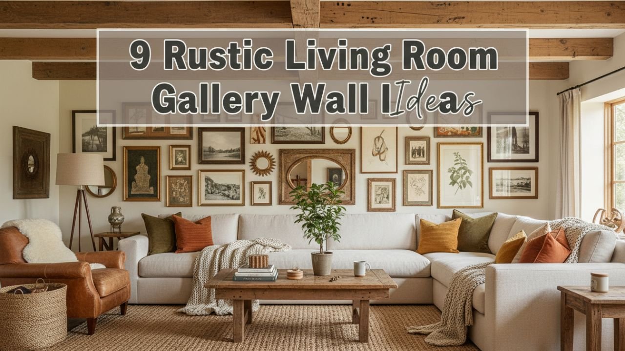 9 Rustic Living Room Gallery Wall Ideas With Warmth