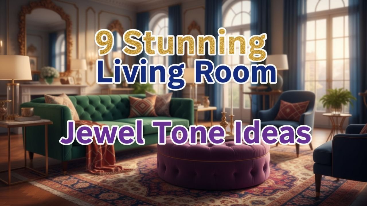 9 Stunning Living Room Jewel Tone Ideas for a Boho-Chic Vibe