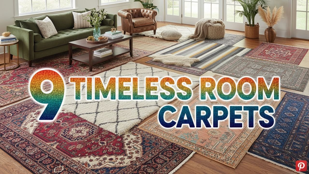 9 Timeless Living Room Carpets to Add Character