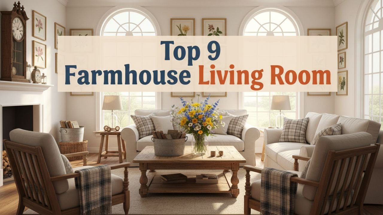 Top 9 Farmhouse Living Room Ideas on a Budget