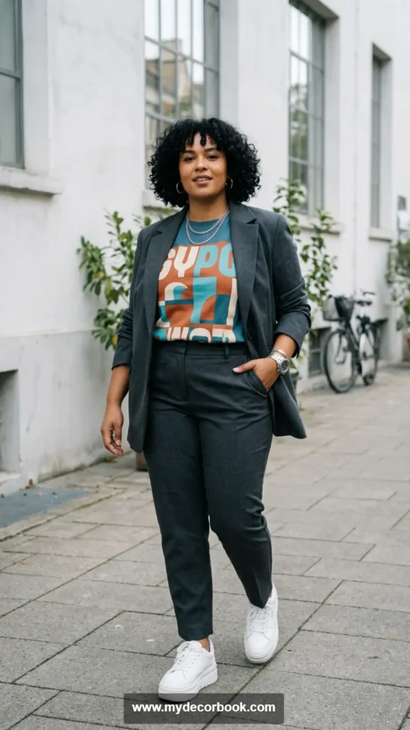 11. Graphic Tee With Matching Two-Piece Sets