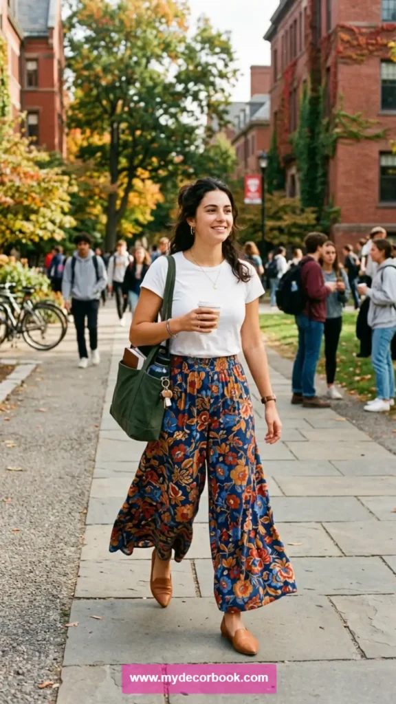 11. T-Shirt With Plazzo Pants