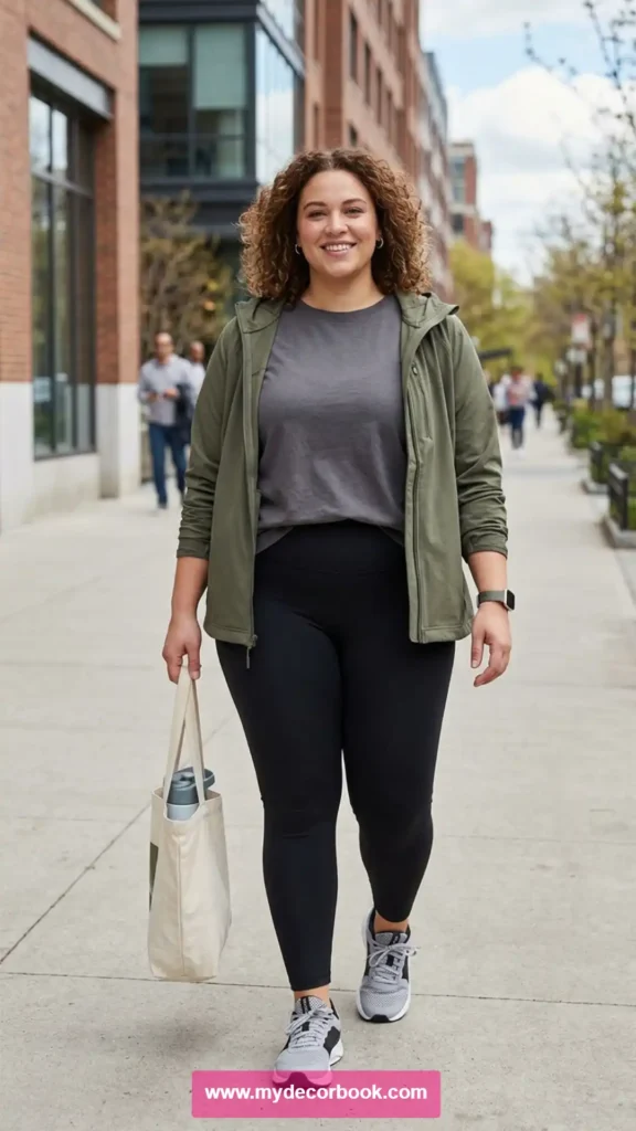 17. T-Shirt And Leggings Outfit