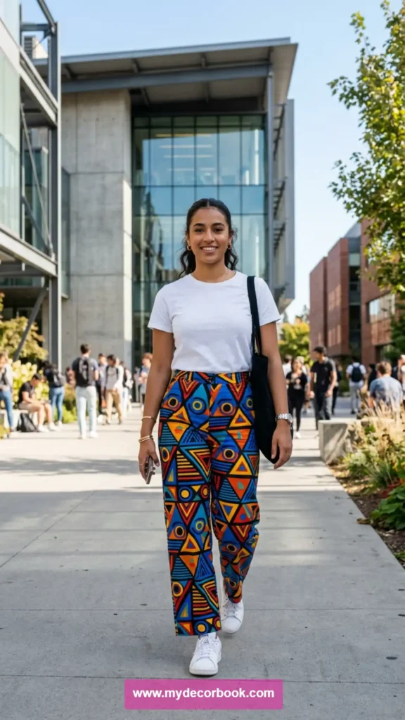 19. T-Shirt With Printed Pants