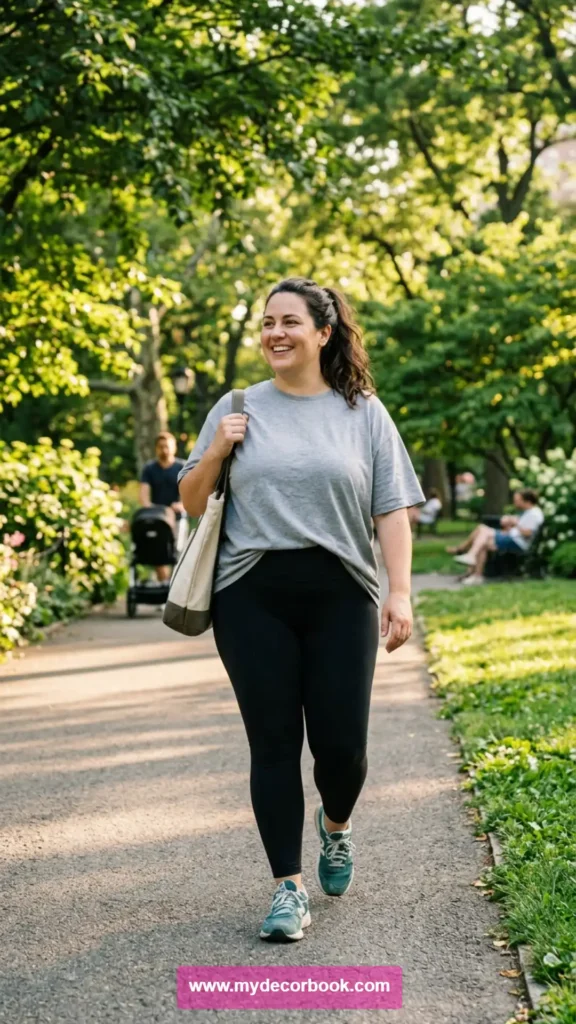 2. Oversized T Shirt With Leggings for Everyday Comfort
