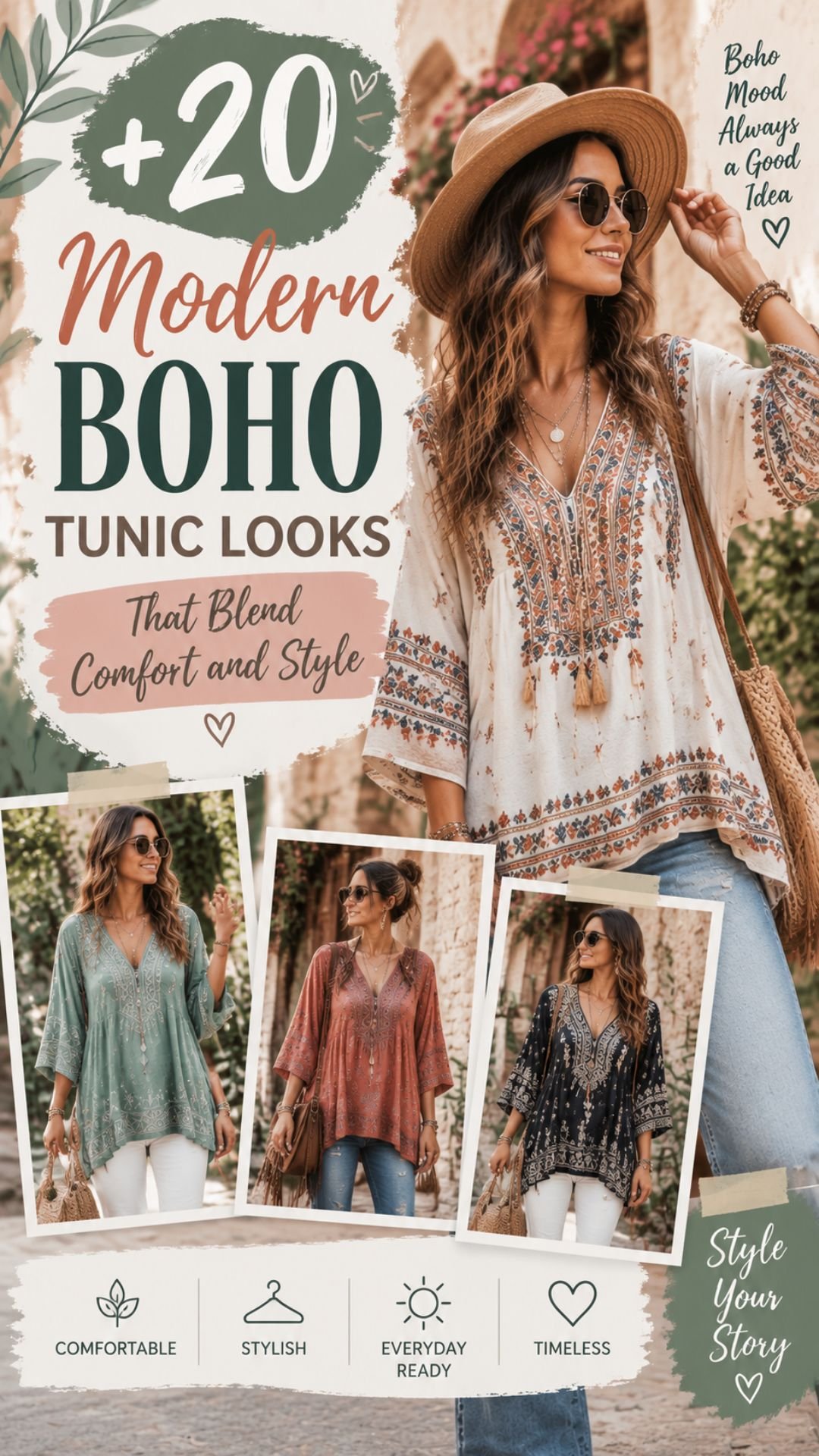 20 Modern Boho Tunic Looks That Blend Comfort and Style