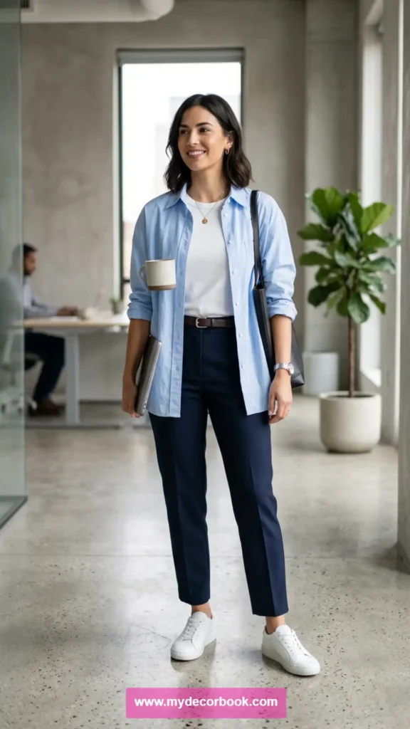 20. Layered T Shirt With Button-Up Shirt
