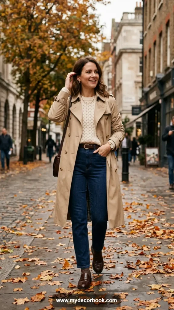 21. Trench Coat With Casual Basics