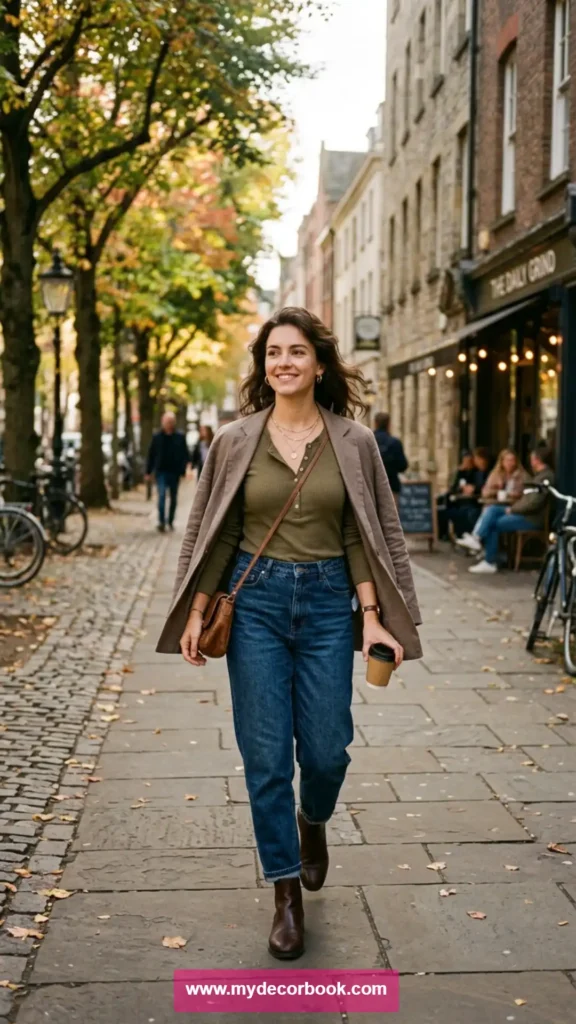22. Henley T Shirt With Jeans