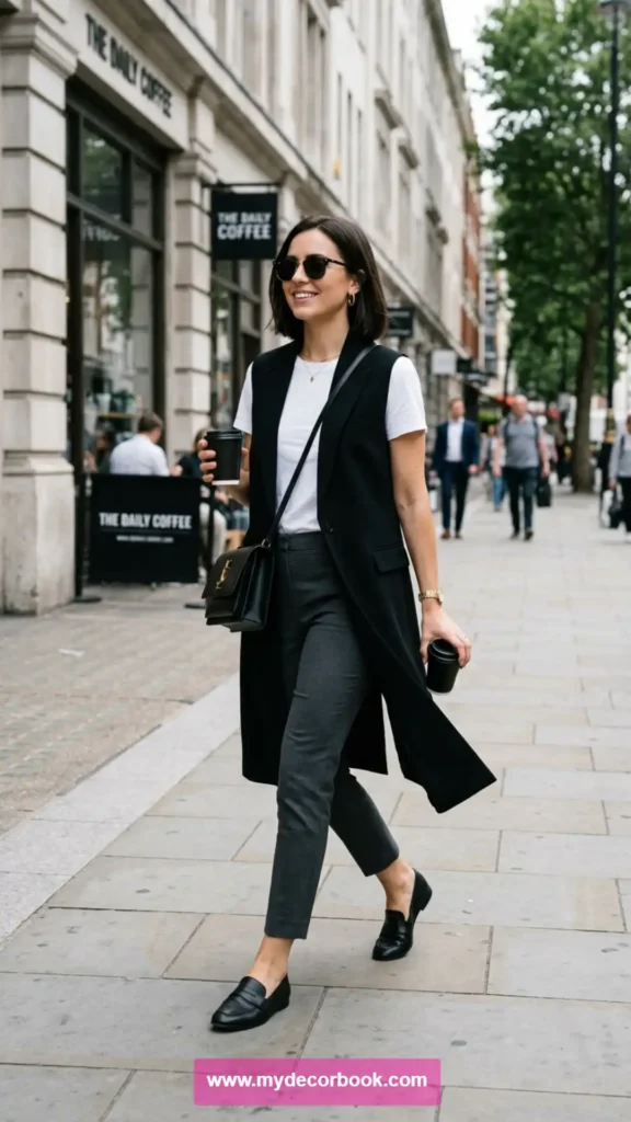 23. T Shirt With Longline Vest