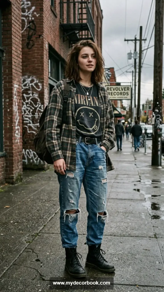 25. Classic 90s Seattle-Inspired Layered Look