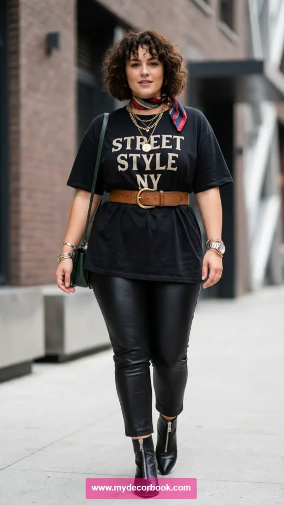 27. T-Shirt With Statement Belt
