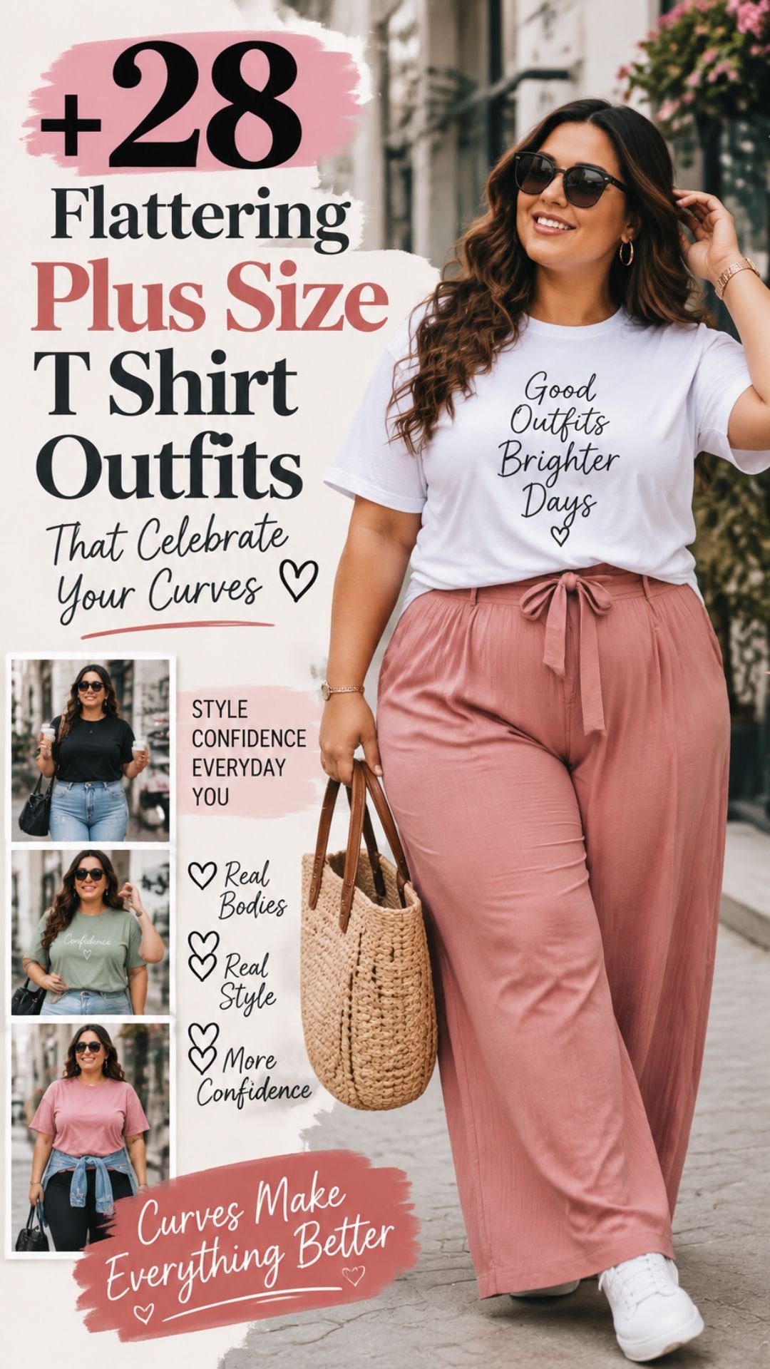 28 Flattering Plus Size T Shirt Outfits That Celebrate Your Curves