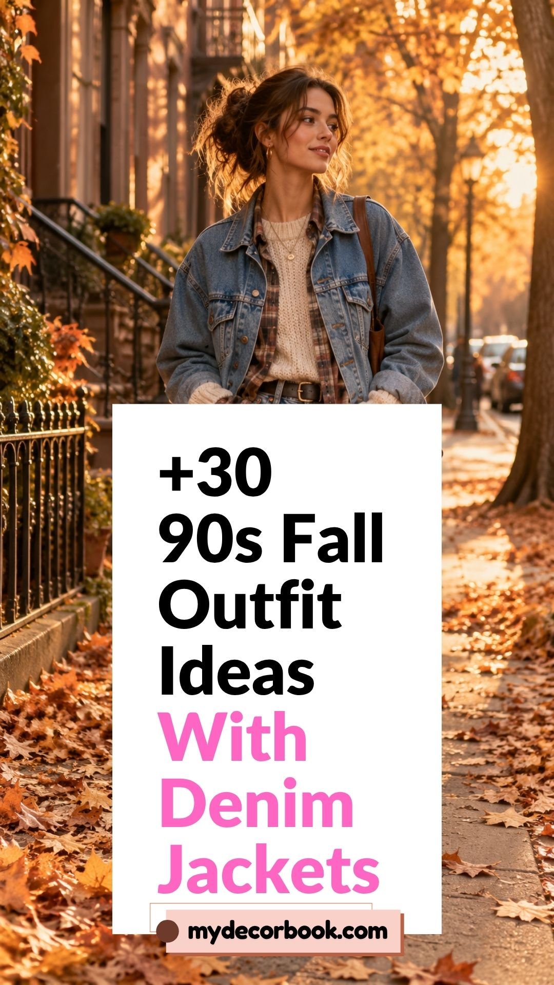 30 90s Fall Outfit Ideas Featuring Denim Jackets and Vintage Layers