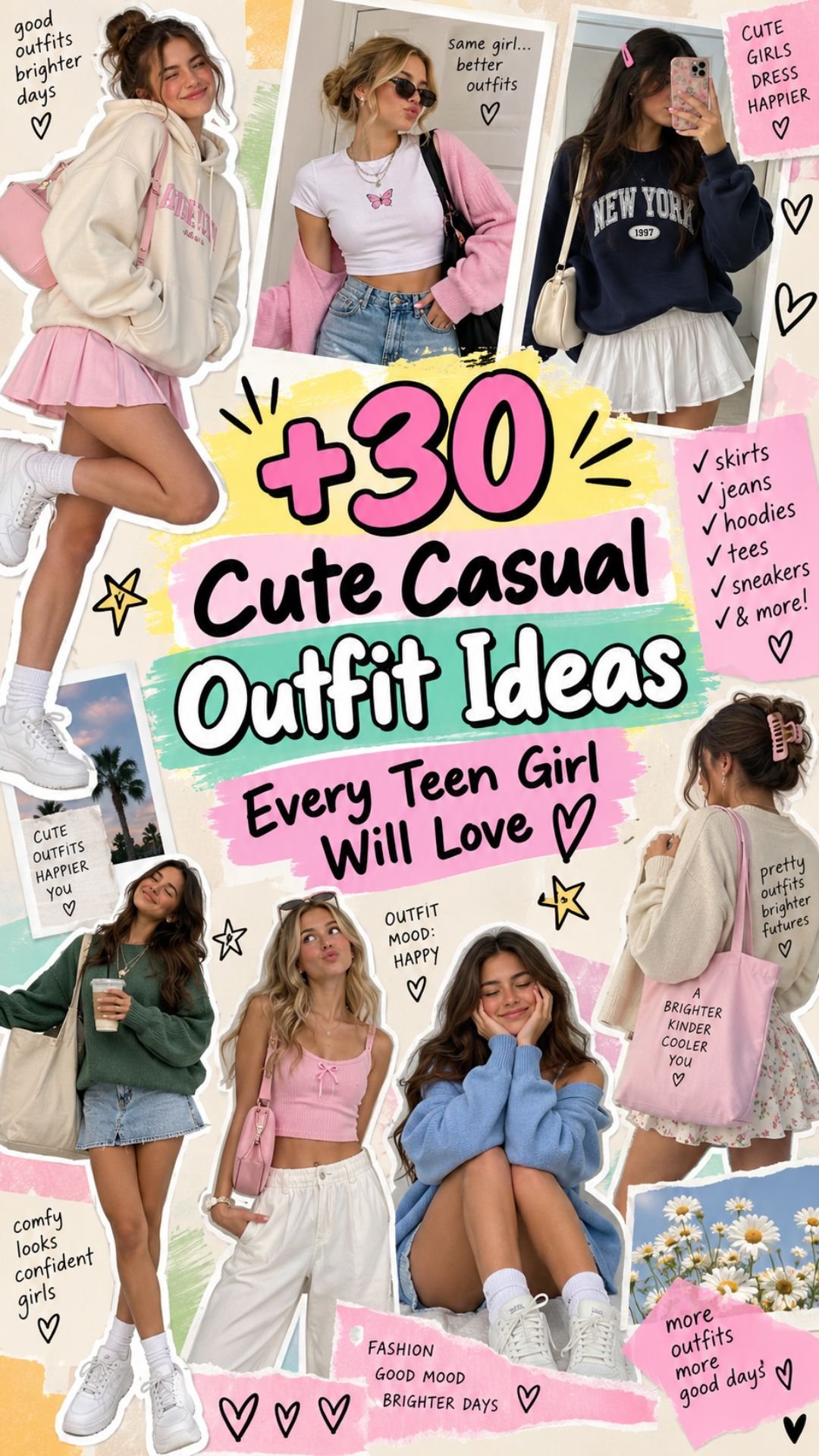 30 Cute Casual Outfit Ideas Every Teen Girl Will Love