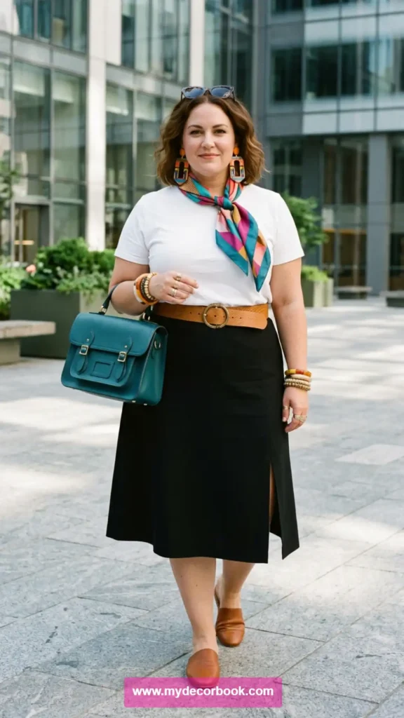30. T-Shirt With Statement Accessories