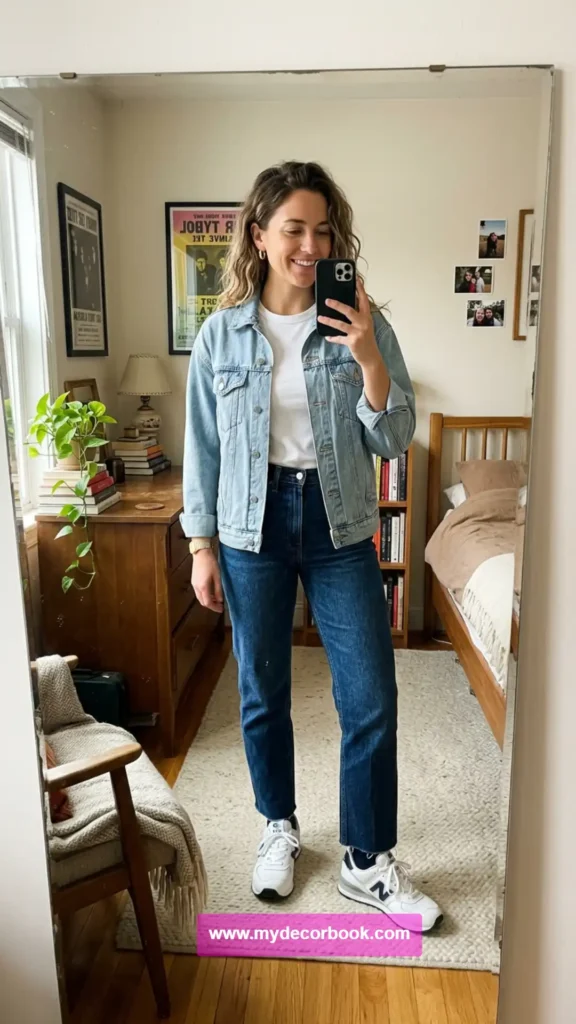 4. Double Denim 90s Inspired Look