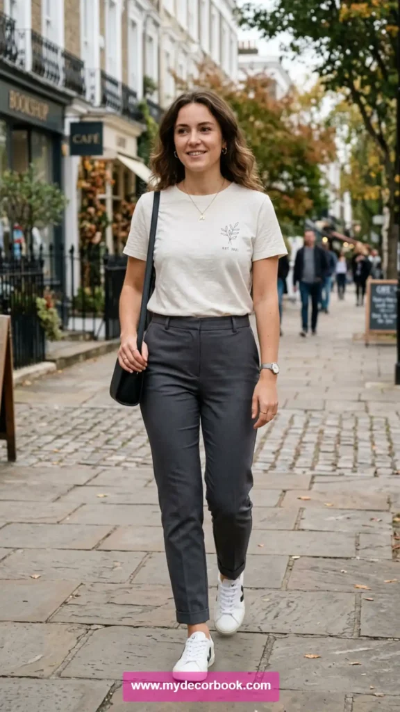 7. Graphic T Shirt With Minimal Accessories