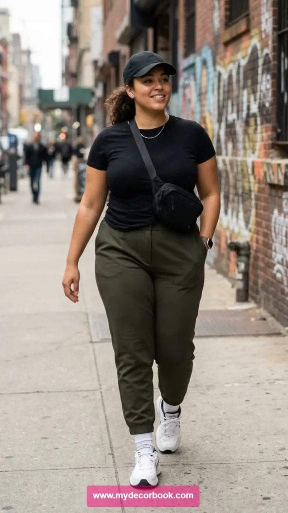 9. Street Style T Shirt With Joggers