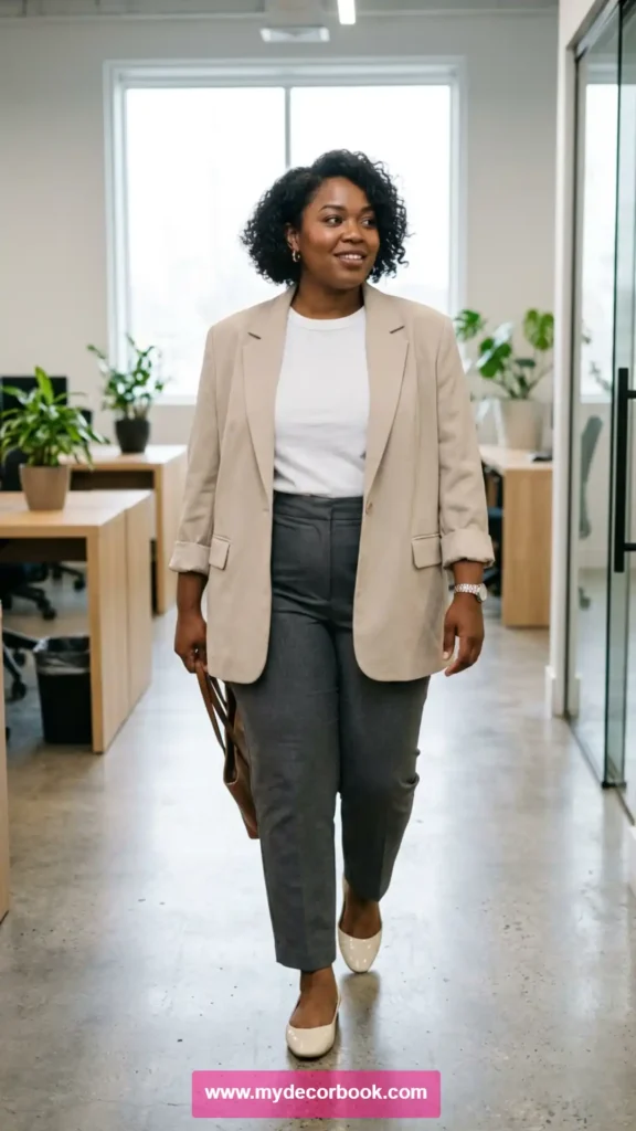 9. T-Shirt Layered Under a Blazer