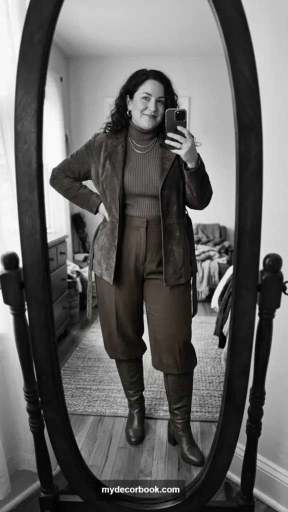 17. Monochrome Chocolate Brown Layers