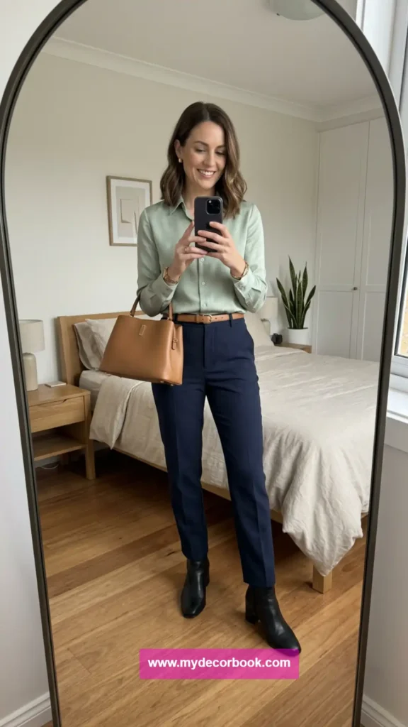 17. Rachel Inspired Office Casual Look