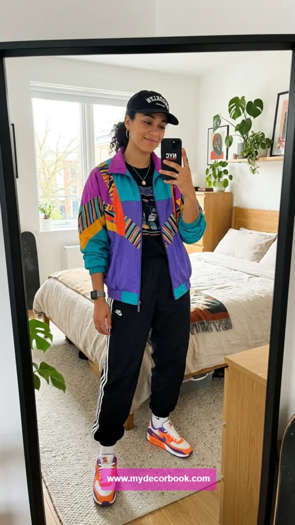18. Windbreaker Jacket With Track Pants