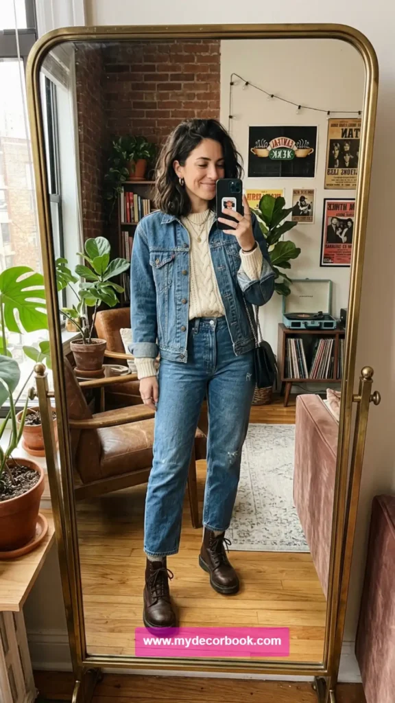 24. Friends Inspired Layered Fall Street Style