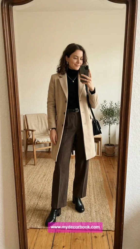 30. Minimal 90s Neutral Date Outfit